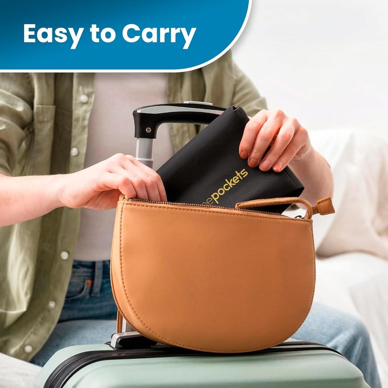 Airplane Pockets | Travel Organizer for Airplane Accessories - Essential Seat Storage Solution - Ideal for International Travel