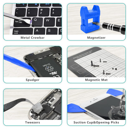 140 in 1 Precision Screwdriver Set, Professional Computer, Laptop Repair Tool Kit, Cell Phone Repair Tool Kit, Compatible for iPhone, Tablet, Macbook, PC, and Xbox Repair