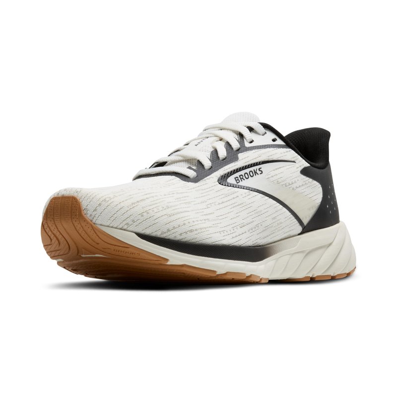 Brooks Men’s Anthem 7 Neutral Running Shoe - White/Black/Tan - 10.5 Medium