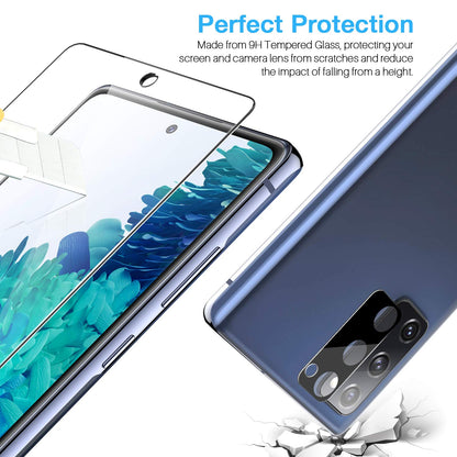 LK 3 Pack for Samsung Galaxy S22 Ultra Screen Protector [Not Glass] [Support Fingerprint Unlock] Bubble Free, with Easy Installation Tool, 3D Curved Max Coverage for S22 Ultra 6.8-inch