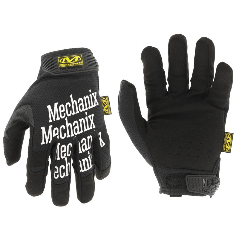 Mechanix Wear Original Work Gloves - Multi-Purpose Outdoor Work Gloves - Secure Fit - Durable & Machine Washable - Breathable & Comfortable - Large - Black