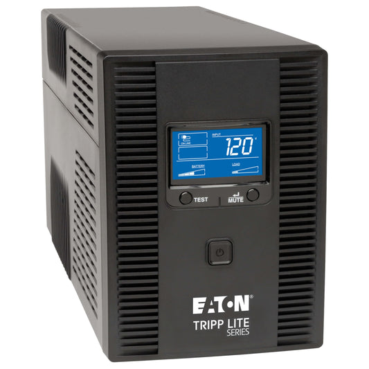Eaton Tripp Lite series OMNI1500LCDT 1500VA UPS Battery Backup Computer Uninterruptible Power Supply Units & Surge Protector, 810W, 10 Outlets, AVR, LCD Screen, 3 Year Warranty & $250,000 Insurance