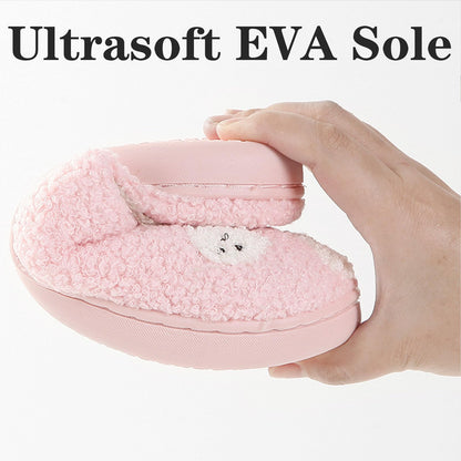 HIPINISS Halloween Slippers Skull for Women Men GhostFace Plush Warm Slippers Indoor Outdoor Memory Foam House Home Winter Shoes,Pink Skull 41-42