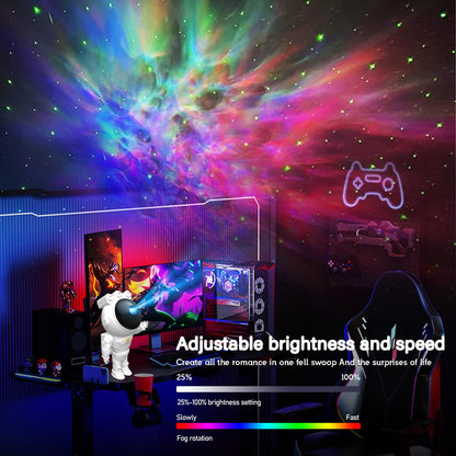 Astronaut Galaxy Projector,Starry Nebula Ceiling Lamp with Timer and Remote, Star Projector for Bedroom,LED Night Light for Kids，Gifts for Adults, Christmas, Birthday,Home Decor Aesthetic