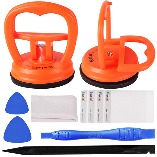 Kaisiking 11 PCS Screen Suction Cup Kit LCD Screen Opening Tools Screen Replacement Tools for iPad, iMac, MacBook, Tablet, Laptop, iPhone, Samsung, Huawei, Etc.