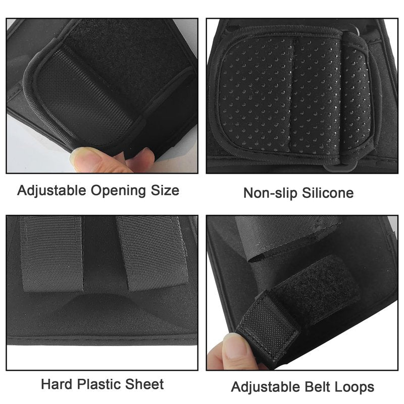 Aventik Fly Fishing Net Holder for Backpack & Kayak Fishing | Durable Fishing Net Holster | Adjustable for Steelhead & Trout Fishing