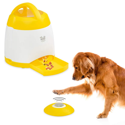 Arf Pets Dog Treat Dispenser with Remote Button – Dog Memory Training Activity Toy – Treat While Train, Promotes Exercise by Rewards, Improves Memory & Positive Training for A Healthier & Happier Pet
