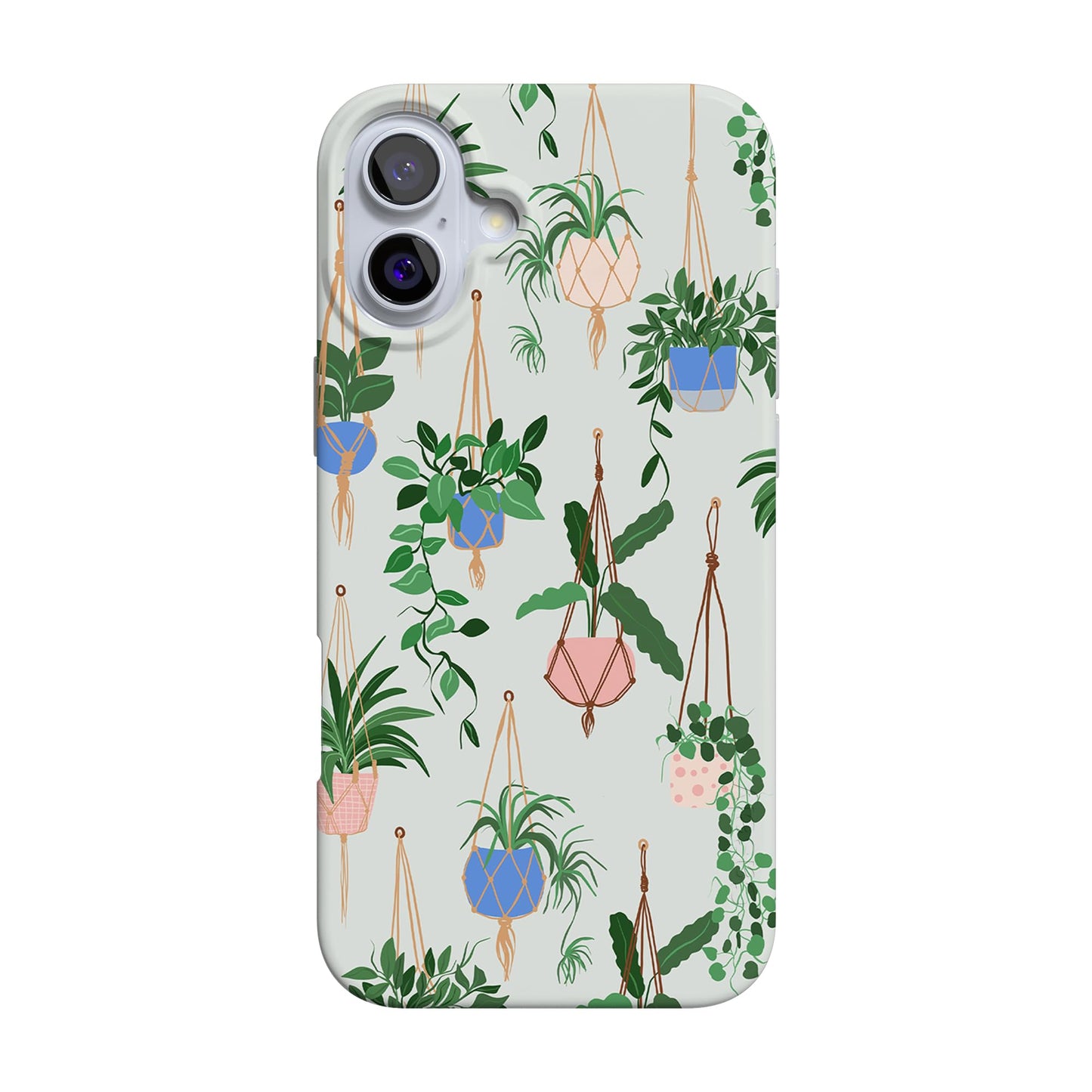 Casely iPhone 16 Case | Compatible with MagSafe | Classic Ultra-Slim Design (Sage Garden | Green Floral)