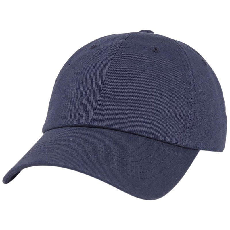 E BY ELIDAN Classic Dad Hat – 100% Cotton, Adjustable Metal Buckle Strap, Low-Profile Fit, Breathable and Packable Baseball Cap Unisex, Navy