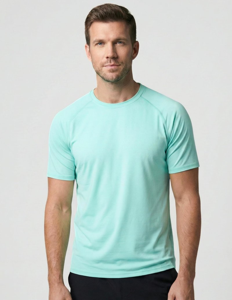 5 Pack Men’s Active Quick Dry Crew Neck T Shirts | Athletic Running Gym Workout Short Sleeve Tee Tops Bulk (Set 8, Small)