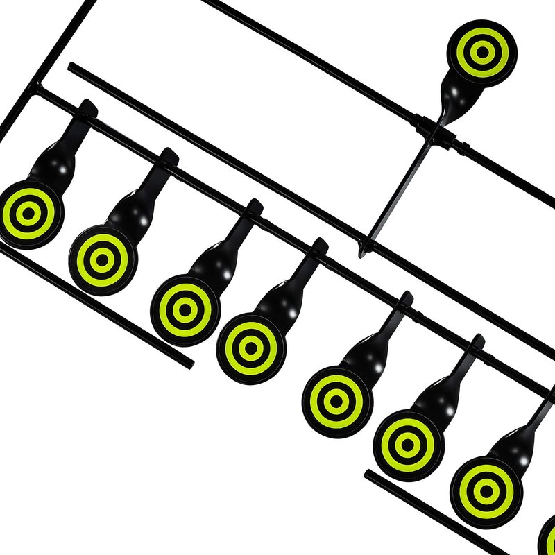 KNINE OUTDOORS 8 Targets Air Gun Pellet BB Gun Resetting Target, Rated for .22 .177 Caliber