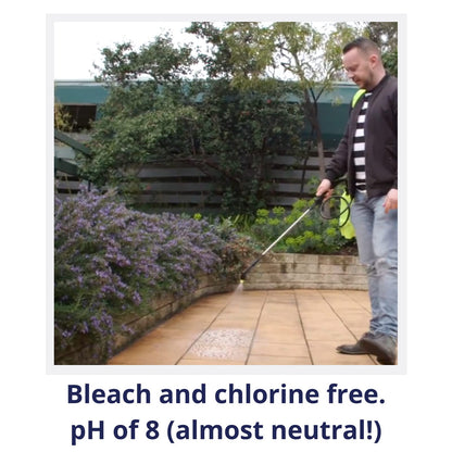 Wet & Forget Mould, Lichen & Algae Remover, Outdoor Patio Cleaner, Black Spot Remover, Bleach Free, 5L