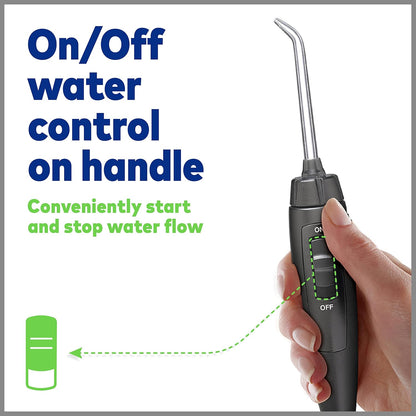 Waterpik Complete Care 5.0 Water Flosser + Sonic Electric Toothbrush, Black WP-862