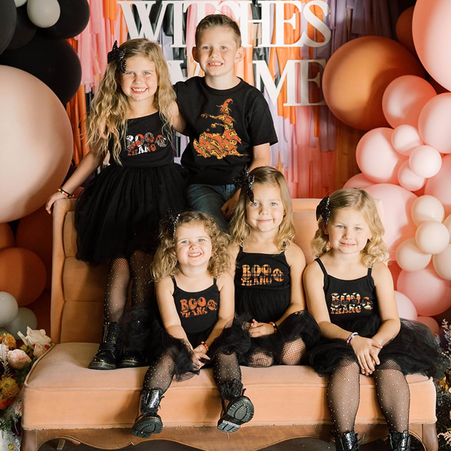 HTVSTD Halloween Pumpkin HTV Vinyl - 12 Sheets (12'' x 10'') Pumpkin HTV Heat Transfer Vinyl Patterned Iron On Vinyl for T-Shirts