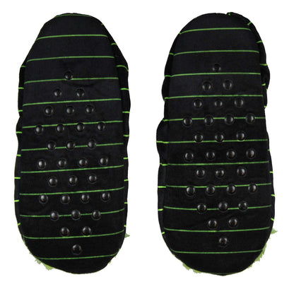 Beetlejuice Slippers 3D Hair Embroidered Character Slipper Socks with No-Slip Sole For Women Men (Medium)