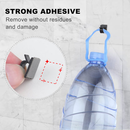 60 PCS Adhesive Cable Clips, Upgraded Wall Wire Clips for Cable Management, Strong Cord Clips Wire Holders for The Wall, Under Desk, Christmas Lights, Car, Dash Cam, Ethernet, Electric Wires Small