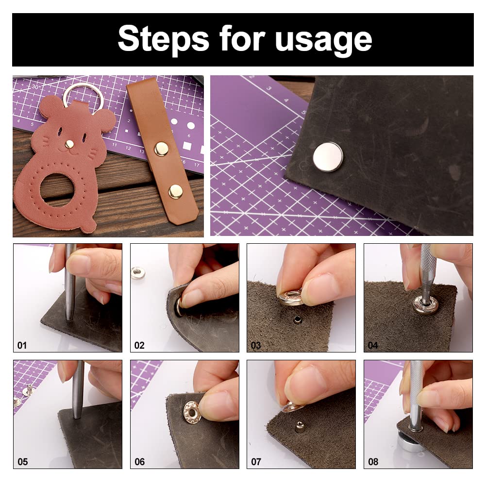 183Pcs Leather kit, Leather Working Tools Kit with Saddle Making Tools Set, Leather Rivets Kit, Prong Punch, Leather Hammer for Leather Working, Leather Making, Leather Craft DIY