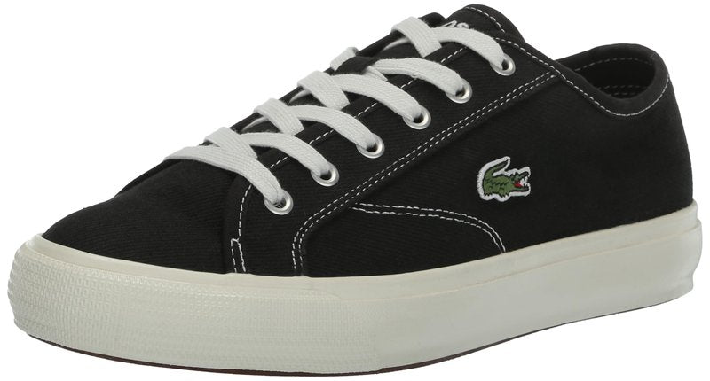 Lacoste Men's BACKCOURT Sneaker, BLK/Off WHT, 10.5