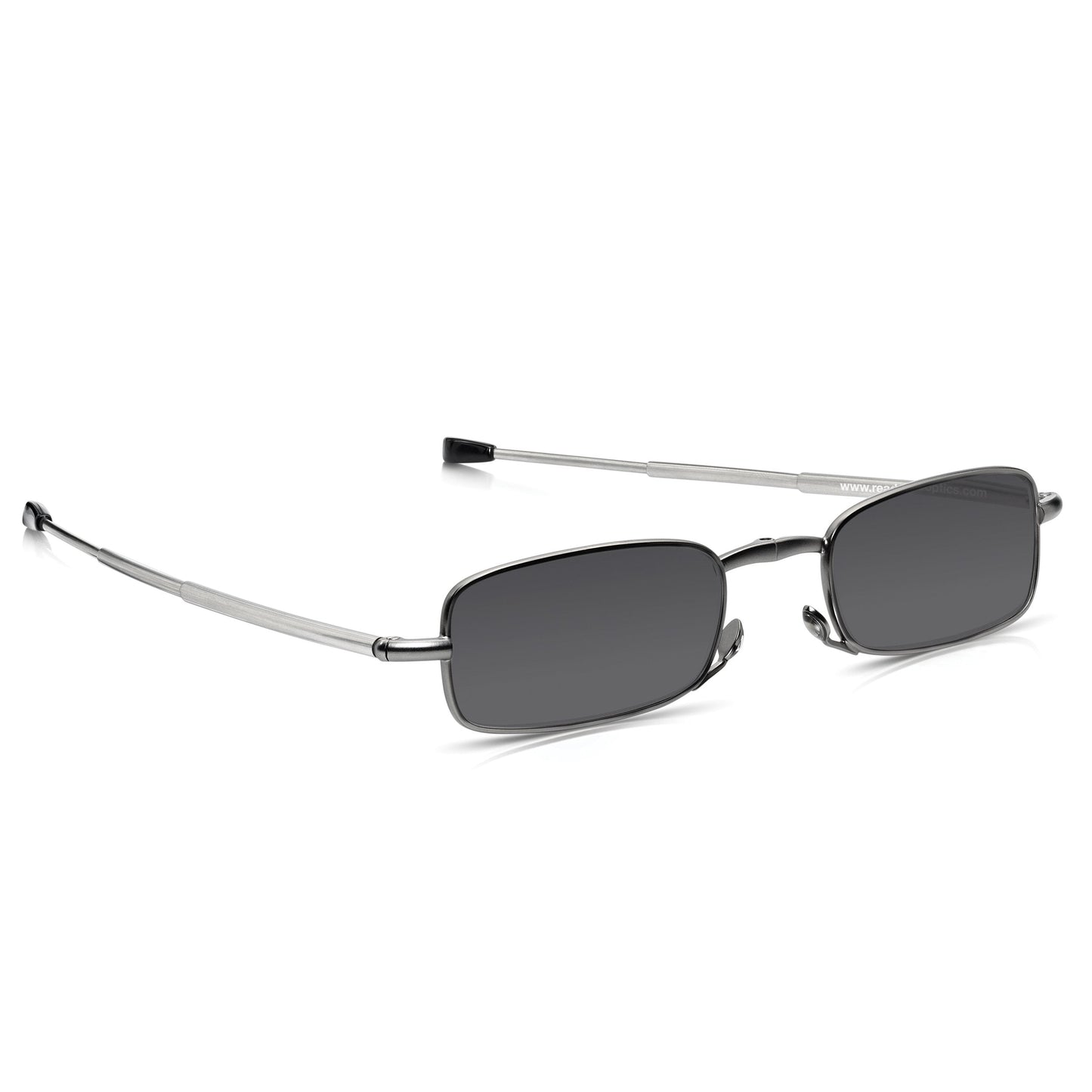 Read Optics Folding Reading Sunglasses, Tinted Sun Readers: Mens/Womens with UV-400 100% Protection Non-Prescription, Anti-Glare, High Clarity Rayguard Lenses +1.5 to 2.5 in Pocket-Size Flip-Top Case