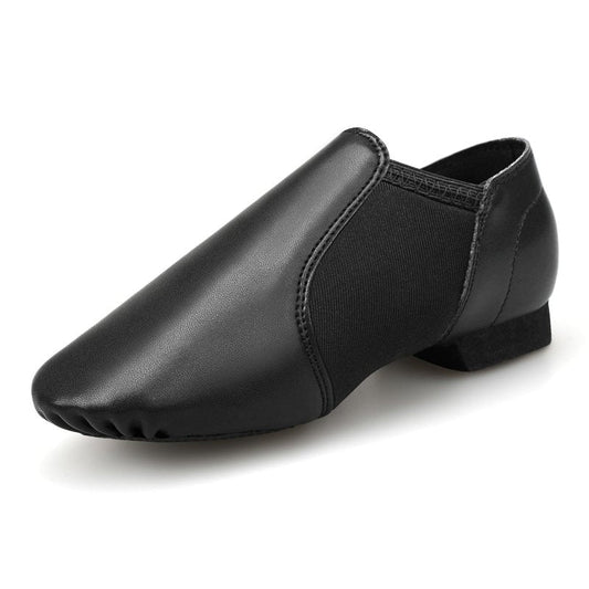 Stelle Jazz Shoes for Girls and Boys PU Leather Slip-On Jazz Dance Shoes