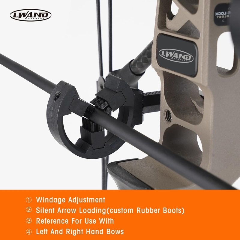 Archery Arrow Rest - Capture Brush Whisker Biscuit for Compound & Recurve Bows | Ideal for Hunting & Target Shooting