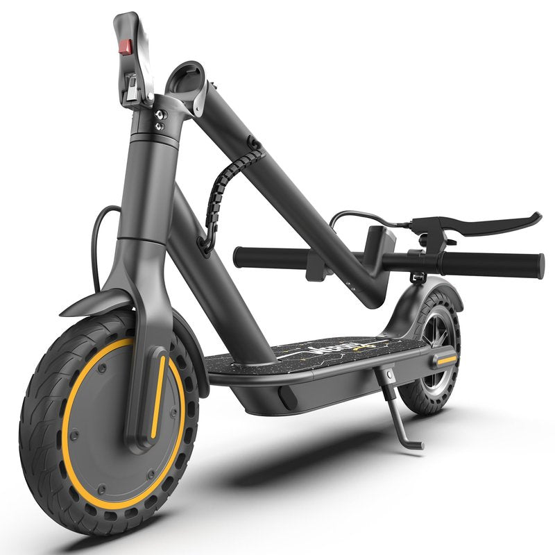 Electric Scooter, 350W Powerful Motor,8.5" Solid Tyre,19 Mph Top Speed,12 Miles Long Range, Lightweight Foldable E-Scooter with EABS & Drum Brake