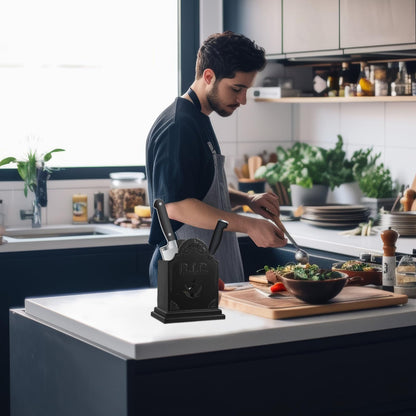 Gueevin Tombstone Gothic Pen Holder Coffin Makeup Brush Holder Utensil Goth Toothbrush Spooky Bathroom Decor Office Pencil Organizer for Desk Christmas Decor Goth Gifts Vanity Accessories