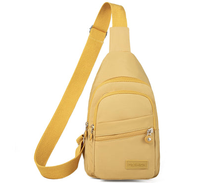 Small Sling Backpack Crossbody Sling Bag for Women, Chest Bag Daypack Fanny Pack Cross Body Bag for Outdoors Hiking Traveling - Black