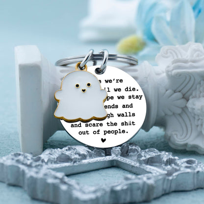 igvean Best Friend Keychains Long Distance Friendship Gifts for Women Friends Funny Birthday Gift for Friends Christmas Halloween Gifts for Friend Classmates