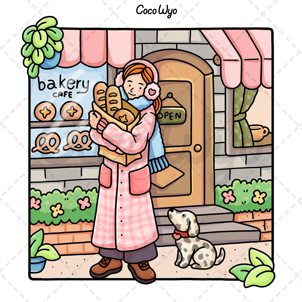 Girl Moments: Coloring Book for Adults and Teens Featuring Cute Cozy Daily Activities for Relaxation