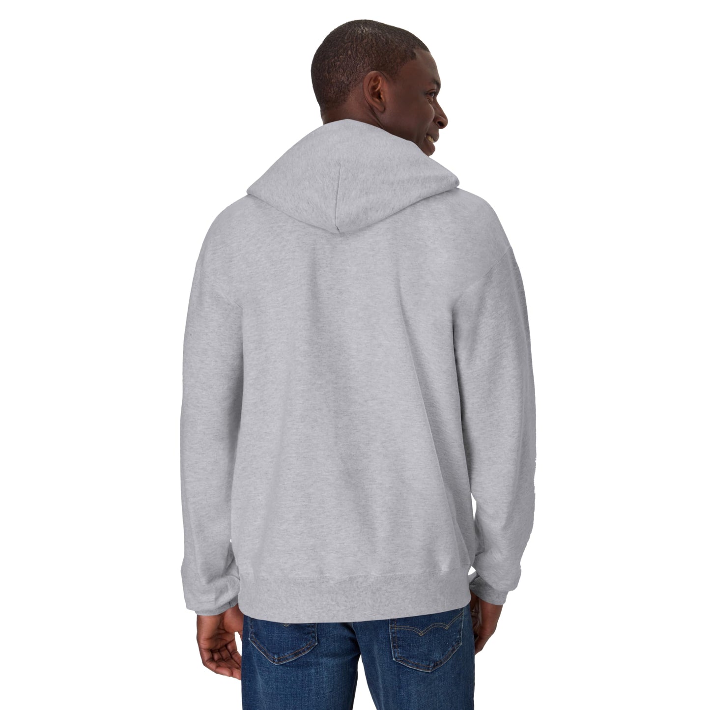 Hanes Men's Ultimate Cotton Heavyweight Pullover Hoodie Sweatshirt, Light Steel, Medium