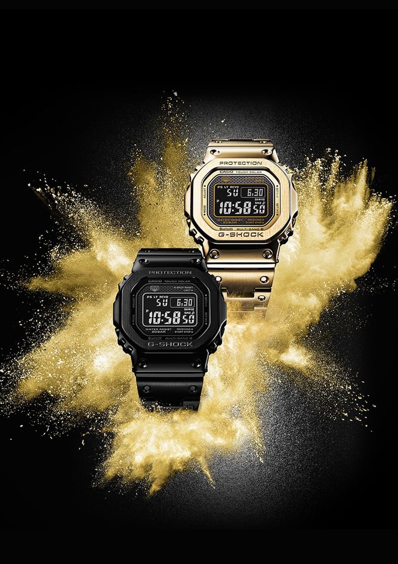 G-Shock GMWB5000GD-1, Black, Strap