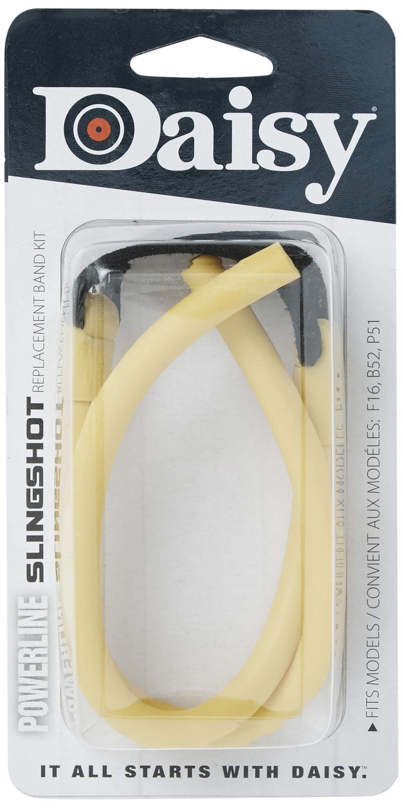 Daisy, Powerline Slingshot Replacement Band, Fits Daisy Powerline Slingshots (Models F16, B52, Etc.), High-Tensile Latex Band Provides Smooth, Powerful Draw.