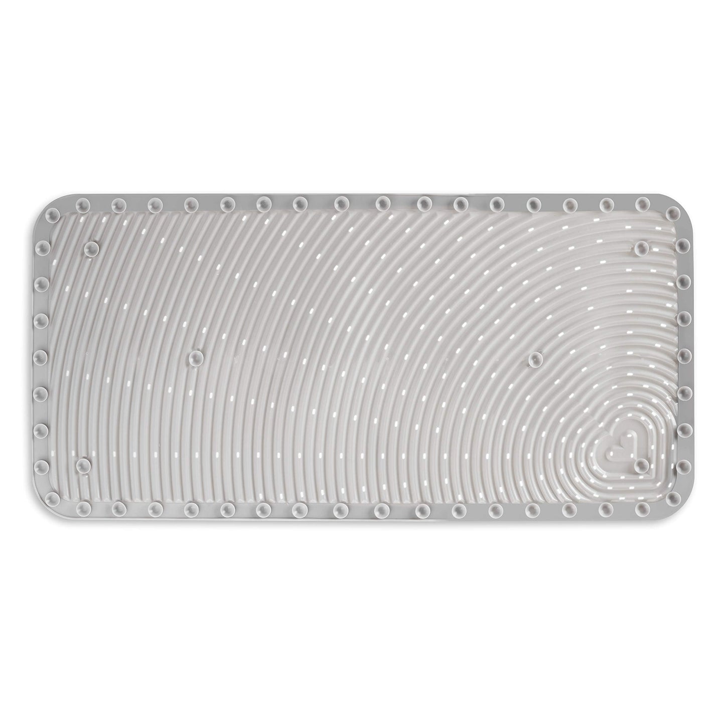 Munchkin Soft Spot Baby Bath Mat for Tub, Cushioned Bathtub Mat for Toddlers and Kids, 36"x17", Grey