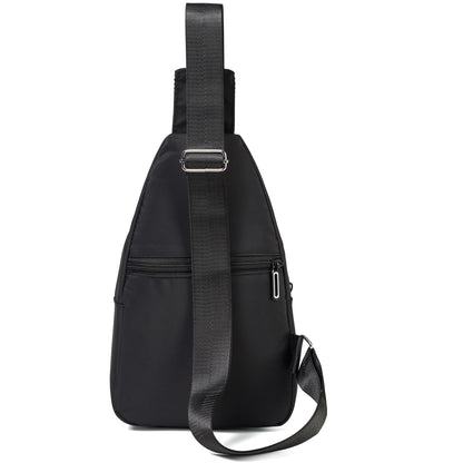 Cross Body Bag Sling Backpack Fanny Pack Small Crossbody Bags for Women Trendy - Black