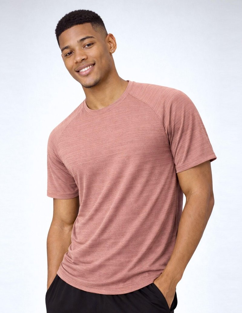 5 Pack Men’s Active Quick Dry Crew Neck T Shirts | Athletic Running Gym Workout Short Sleeve Tee Tops Bulk (Set 19, Small)