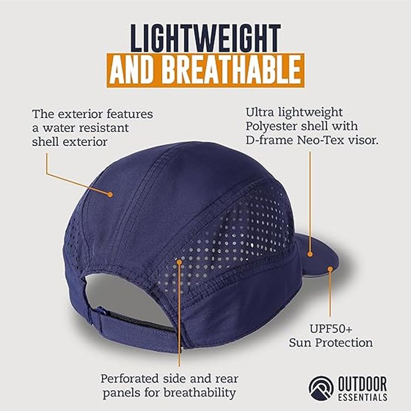 Breathable Running Hat for Men & Women - Outdoor Jogging, Hiking, & Tennis Cap | Lightweight & Comfortable
