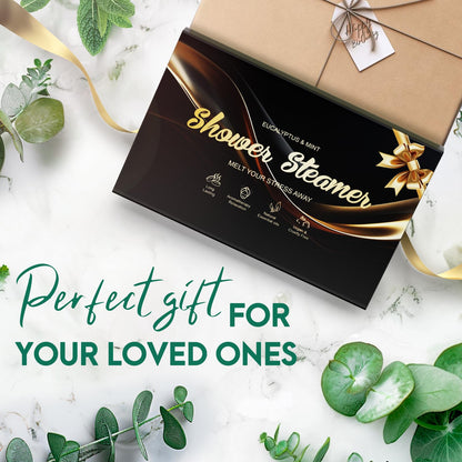 Eucalyptus Shower Steamers Aromatherapy: Eletorot 6 Pack Shower Bombs, Halloween Boo Basket Stuffers for Him, Christmas Stocking Stuffers for Men, Stress Relief Self Care Birthday Gift for Mens Dad