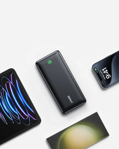 Anker Nano Power Bank 20K – 30W Fast Charging, Built-in USB-C Cable, Ultra-Compact 20000mAh Battery Pack for iPhone 16, 15, 14, 13, Samsung Galaxy S25, S24, S23, S22, iPad Air, Google Pixel, AirPods
