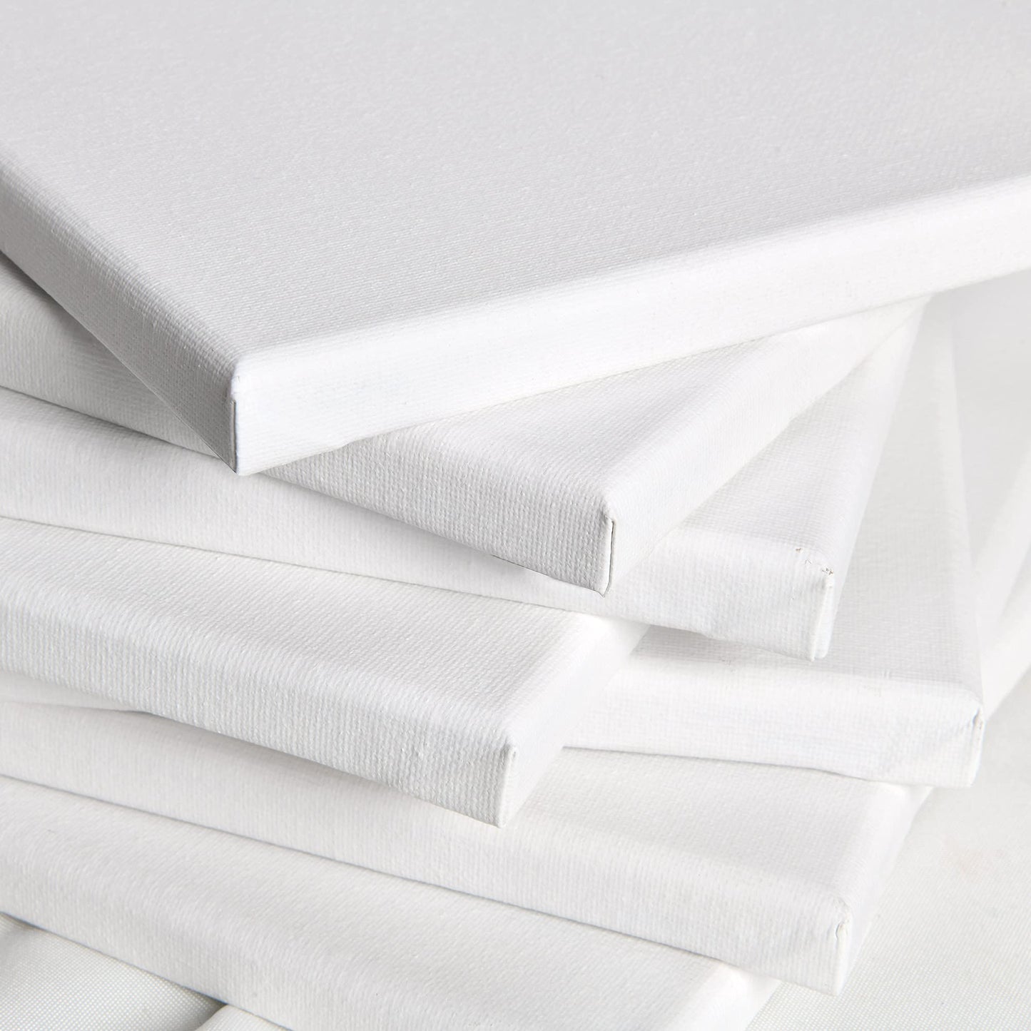 Artina FSC® Canvas for Painting 50x50 cm - 3pcs Blank Canvases for Art for Acrylic, Watercolour & Oil Painting - 100% Cotton Canvas Stretcher Frame 280 g/m² - Akademie