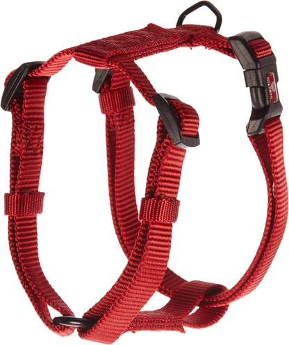 Hamilton Adjustable Comfort Nylon Dog Harness, Red, 5/8" x 12-20"
