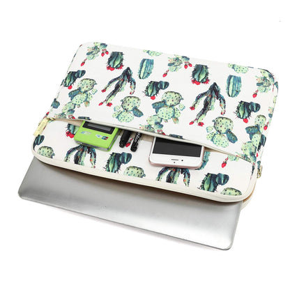 KAYOND 13 inch Laptop Sleeve, Compatible MacBook air 13.3 MacBook pro 13.3 and 12.5-13.3 inch Notebook Computer, Water Repellent Laptop Bag,Shockproof case (13-13.3 inch, Cactus)