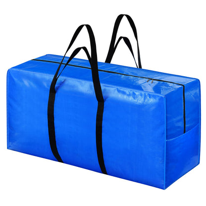 194 Gallon Extra Large Storage Bags, Zippered Outdoor Cushion Furniture Storage Bag with Handles,Jumbo Large Moving Bags Heavy Duty, Storage Totes Moving Boxes Supplies, 68x30x22 inch - 1PACK