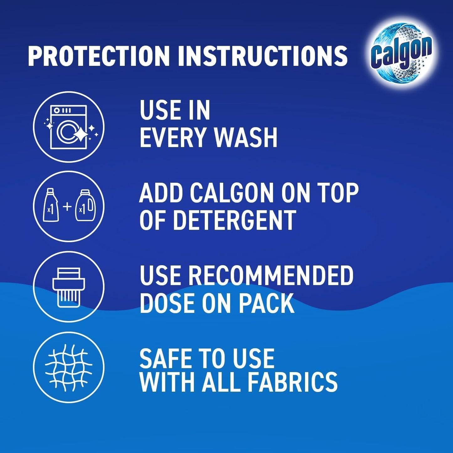 Calgon 4-in-1 Washing Machine Cleaner and Water Softener Tablets, 75 Count , Removes Limescale, Residue, Dirt, Rust & Malodours , Deep Clean , XL Pack Size