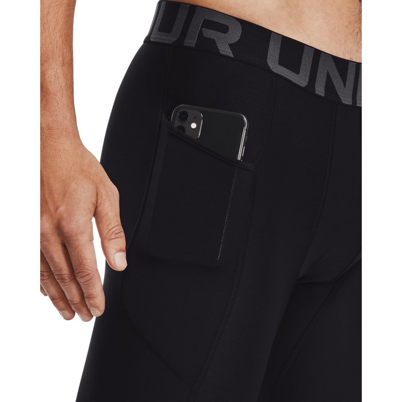 Under Armour Men's HeatGear Armour Leggings , Black (001)/Pitch Gray, Medium