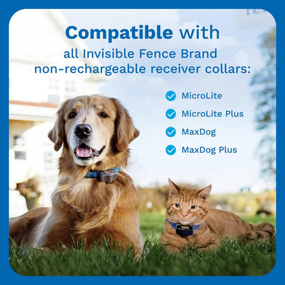Invisible Fence Power Cap Battery; Battery for (2-Pack) Electric Collar Batteries for Dog Collars Original Brand Product, Dog Collar