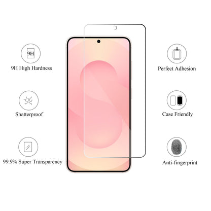 Ailun Screen Protector for Galaxy S22+/S22 Plus 5G 6.6 Inch Display 3Pack + 3Pack Camera Lens Tempered Glass Fingerprint Unlock 0.25mm Clear Anti-Scratch Case Friendly [Not For S22 Ultra]