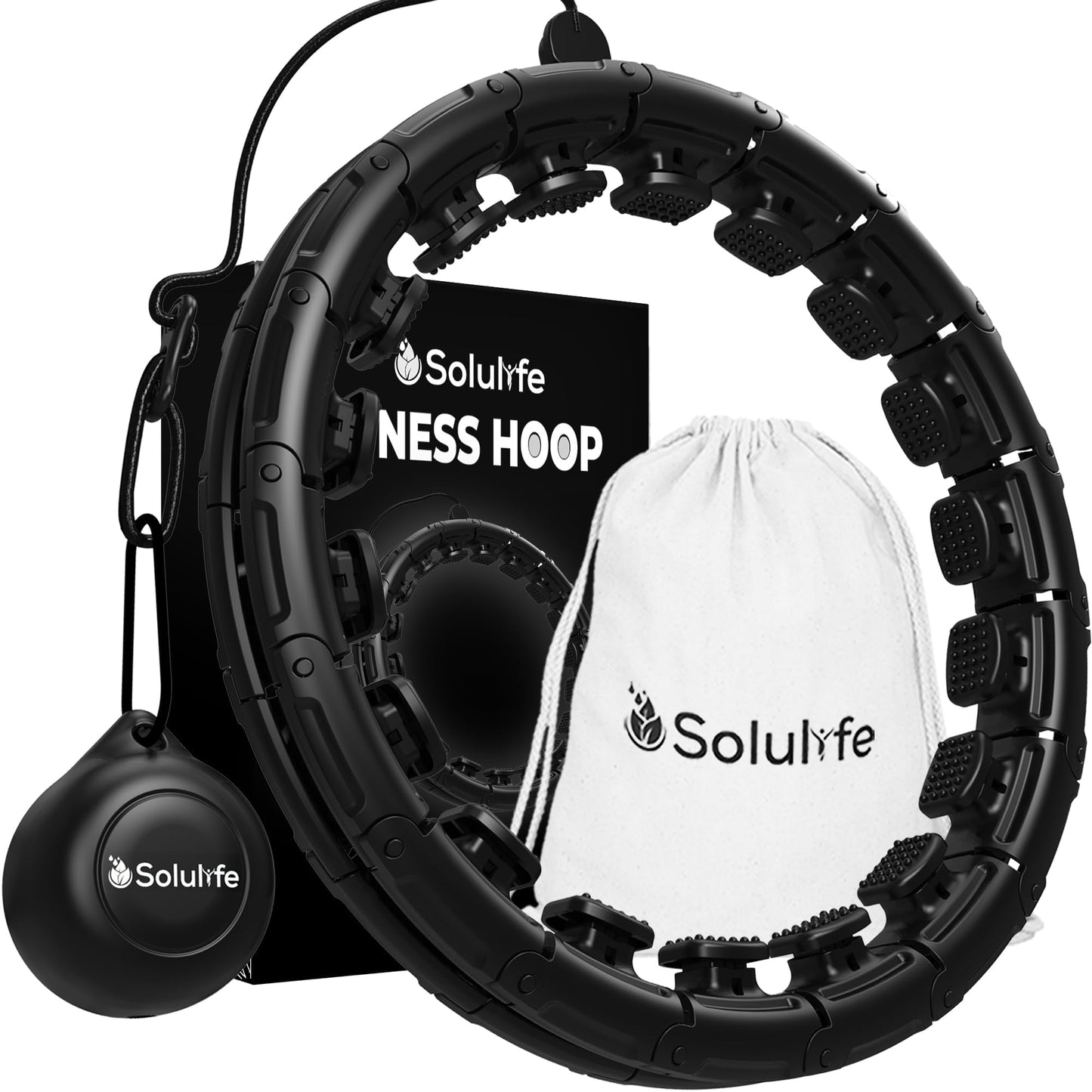 Experience Fitness Excellence with Our Infinity Hoop Plus Size – Weighted Hula Hoop for Weight Loss – Hula Hoop Exercise Ring with ABS and Quality Wheels – for All The Sizes and Levels