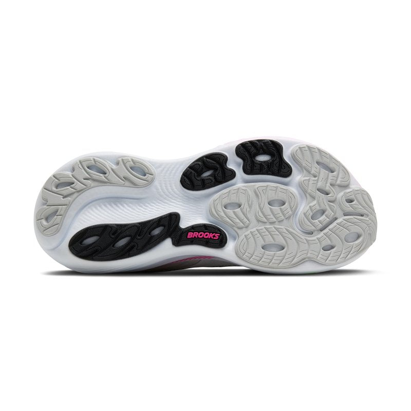 Brooks Women’s Adrenaline GTS 25 Supportive Running & Walking Shoe - Oyster/Pink/Green - 10 Medium