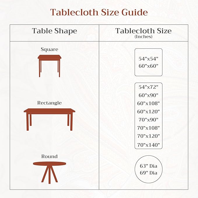 Maison d' Hermine Table Cloth Round Table 100% Cotton 63 Inches Tablecloth Reusable Decorative Everyday Use for Dining Room, Farmhouse, Home, Party, Festive & Wedding Spring Summer - Fleurs De Mai